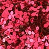 Sequins Flat Fuchsia 6mm
